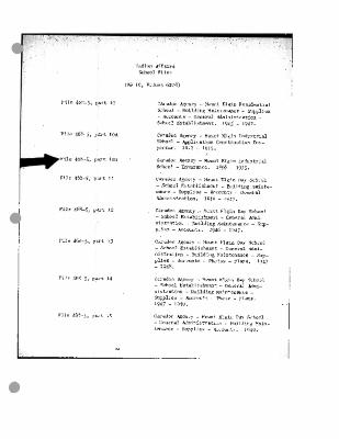 Mount Elgin Industrial School insurance records