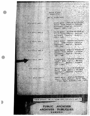 McIntosh Indian Residential School maintenance and accounts records