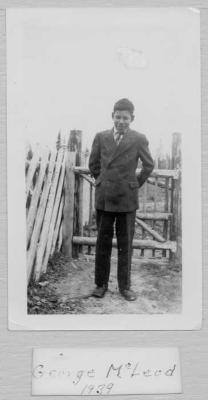 Photographs of students at Bishop Horden Hall Indian Residential School