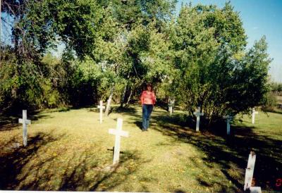 Photograph of the Elkhorn cemetery