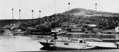 Photograph of Chooutla school buildings and grounds