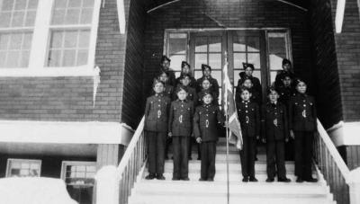 Photograph of student air cadets