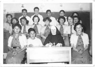 Photographs of students and staff