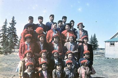 Photographs of students in Fort George