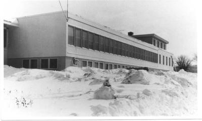 Photographs of buildings near the McIntosh Indian Residential School