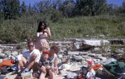 Photographs of students and activities in Moose Factory