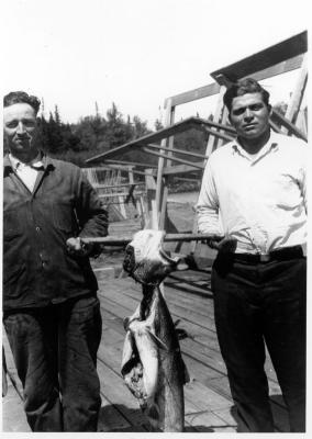 Photographs people at Batchewana and Michipicoten Harbour