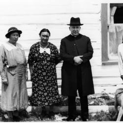 Photographs of people at the Goulais Mission