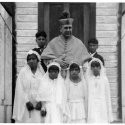Photographs of people at the Goulais Mission