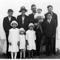 Photographs of people at the Goulais Mission
