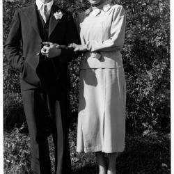 Photographs of families and weddings at the Goulais Mission