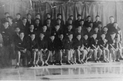 Photograph of a group of boys