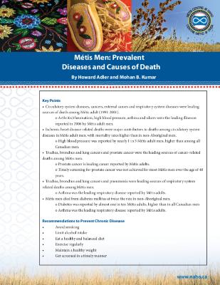 Métis men : prevalent disease and causes of death