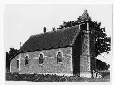 Photograph of a church at Cape Croker