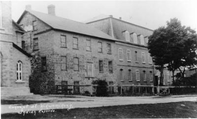 Photograph of the convent at Wikwemikong Reserve