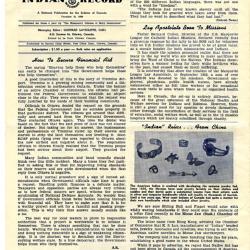 Indian missionary record