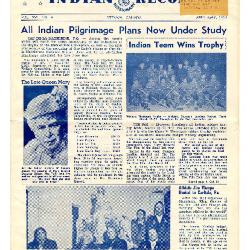 Indian missionary record