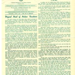 Indian missionary record