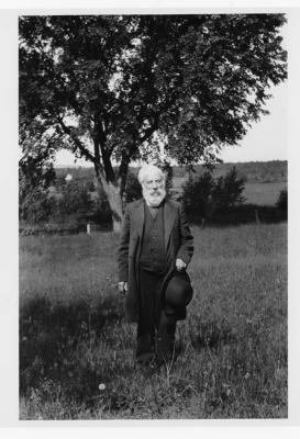 Photograph of an elderly man in Cape Croker
