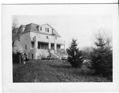 Photograph of the residence at the Round Lake Indian Residential School
