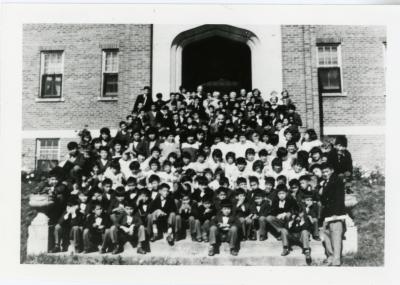 Student and staff group photograph