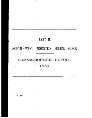 Annual report of the Department of Indian Affairs for the year ended 31st December 1880