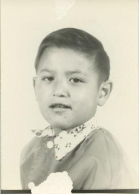 Photographs of a boy at Spanish