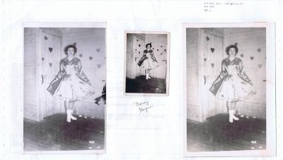 Photographs of students at ice carnival