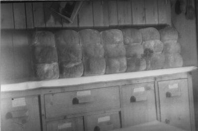 Photograph of bread in the kitchen