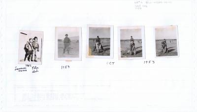 Photographs of boys playing football