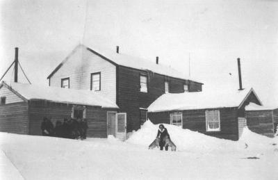 Photograph of Mission in winter