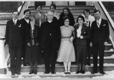 Photograph of staff at the Chapleau Mission
