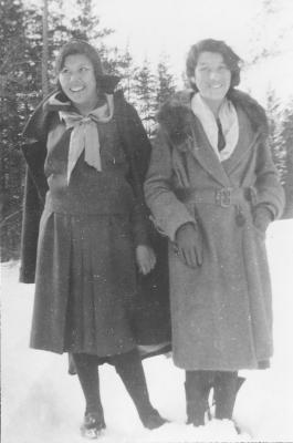 Photograph of Helen and Mary Miller