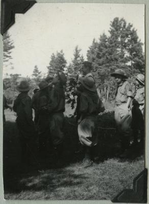 Photographs of boys outdoor activities