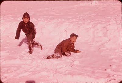 Winter time at Lejac indian residential school
