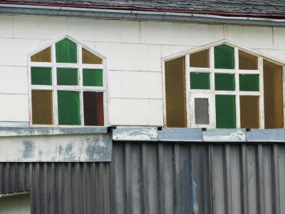 Photograph of St Anne's rectory windows