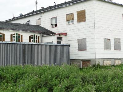 Photographs of the side of St Anne's rectory