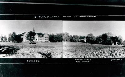 A panorama of the Shingwauk grounds