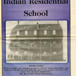 Blue Quills Indian Residential School anniversary newspaper
