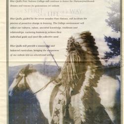 Blue Quills Indian Residential School anniversary newspaper