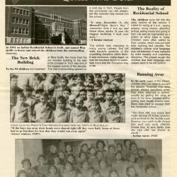 Blue Quills Indian Residential School anniversary newspaper
