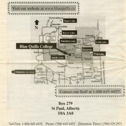 Blue Quills Indian Residential School anniversary newspaper