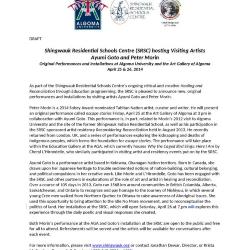 Art exhibition press release