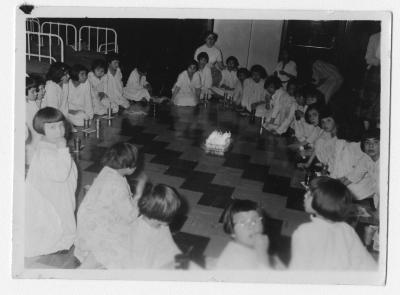 Junior girls in dorm