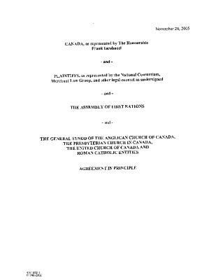 Agreement in principle