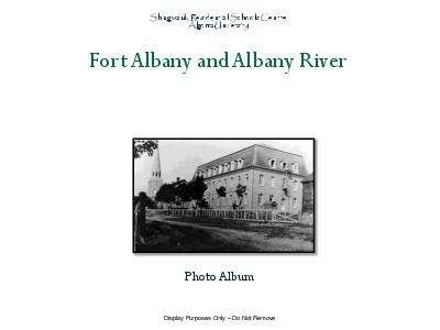 Fort Albany and Albany River photo album