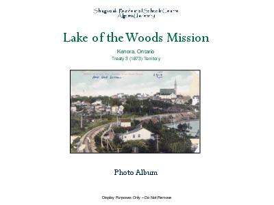 Lake of the Woods Mission photo album