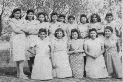 Photographs of students at Round Lake Indian Residential School