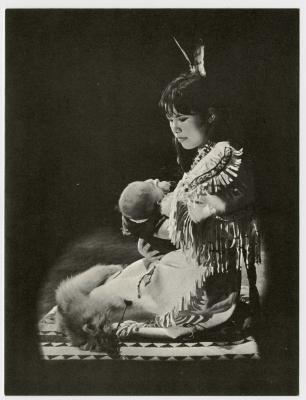 Photograph of Maggie Bearskin and Donald Jones in Arrow to the Moon