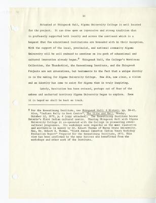 Education, Sault Ste. Marie, and Algoma University College